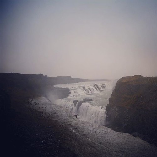Rather Wet Gullfoss Is A Waterfall Located In The Canyon Of The Hvítá